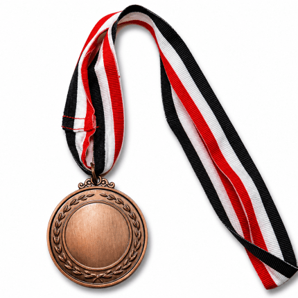 Blank Medal – 6 cm in Gold, Rose Gold, and Silver