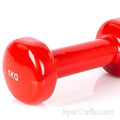 Vinyl dumbbell 1 kg