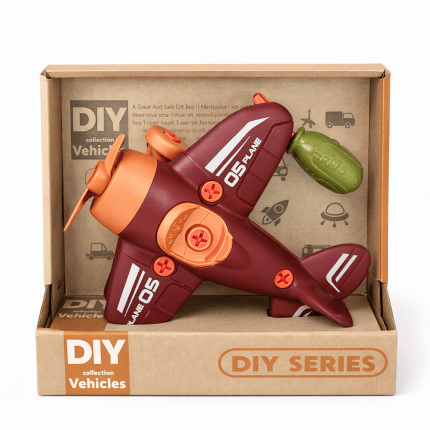 DIY assemble airplane toy