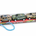 3-Piece racing cars with track set