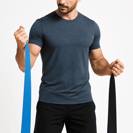 Resistance Bands in Black and Blue