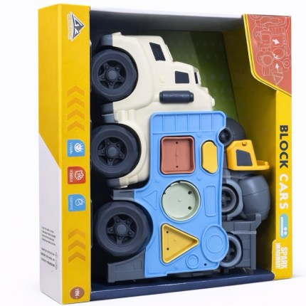 Block cars toy set