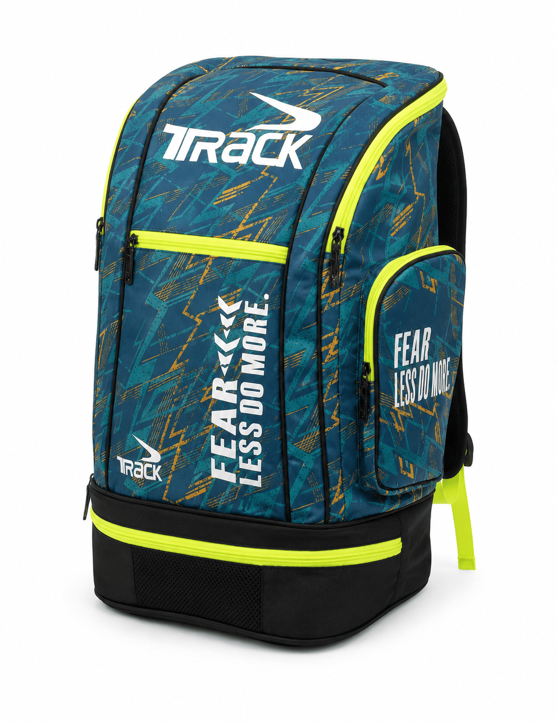 Track Swimming Backpack with Wet Compartment – Teal Print – photo 2