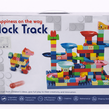 Block track building set