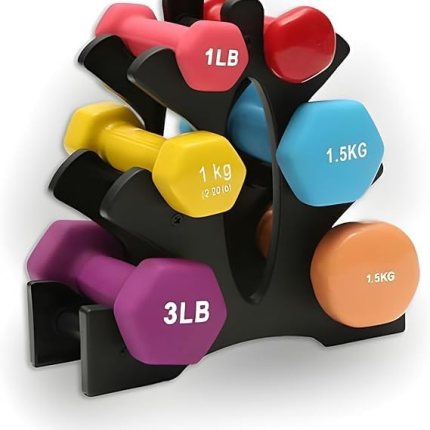 6-piece dumbbell holder