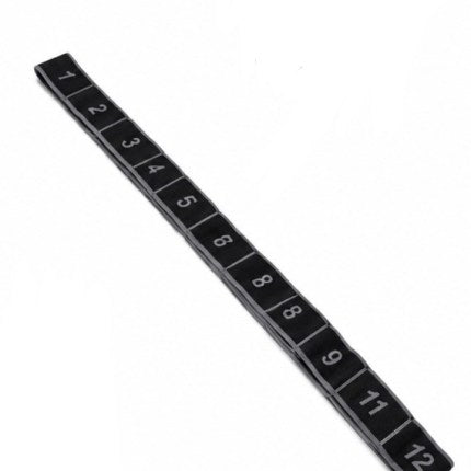 Numbered Stretch Resistance Band – 12 Levels