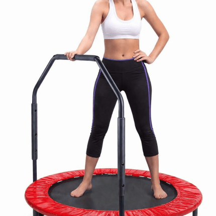 4 FT Trampoline with Handle (1.2 m) in Red and Blue