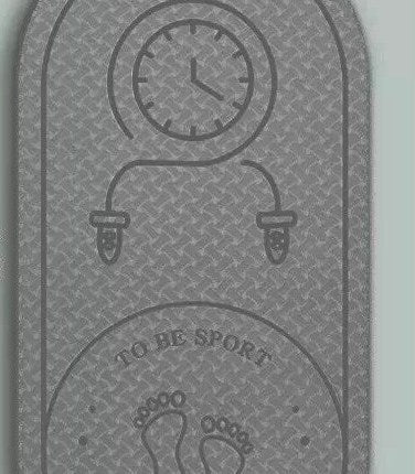 Curvy Exercise Yoga Mat – 12mm