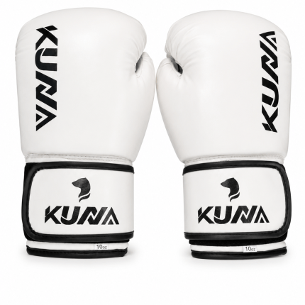 KUNA Boxing Gloves in Black, Green, Red, and White