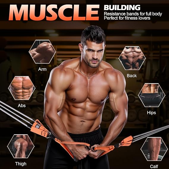 Resistance Bands Set – 5 Levels - 5