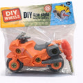 DIY assemble motorcycle toy