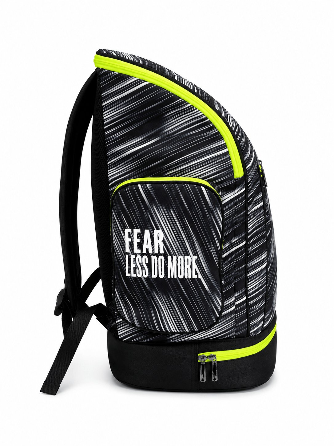 Track Swimming Backpack with Wet Compartment – Black Streak – photo 2