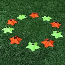 Star training plate for football drills