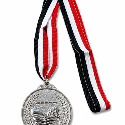 Swimming Medal – 6 cm in Gold, Rose Gold, and Silver