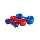 Pair of Vinyl Dumbbell