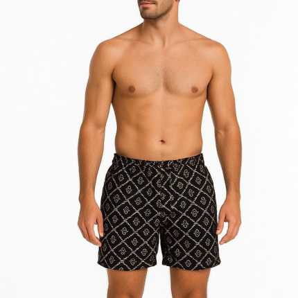Beach Shorts with Shapes