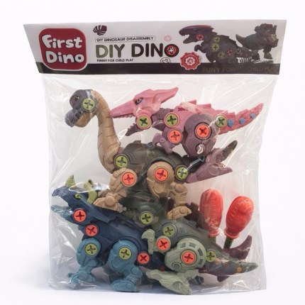 DIY assemble dinosaur set