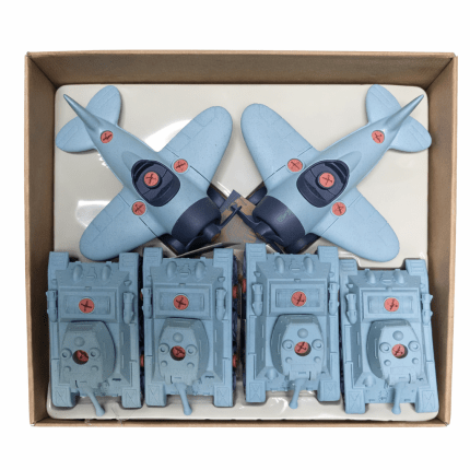 DIY assemble tanks and airplanes set