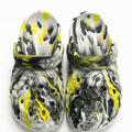 Crocs clogs in white and yellow