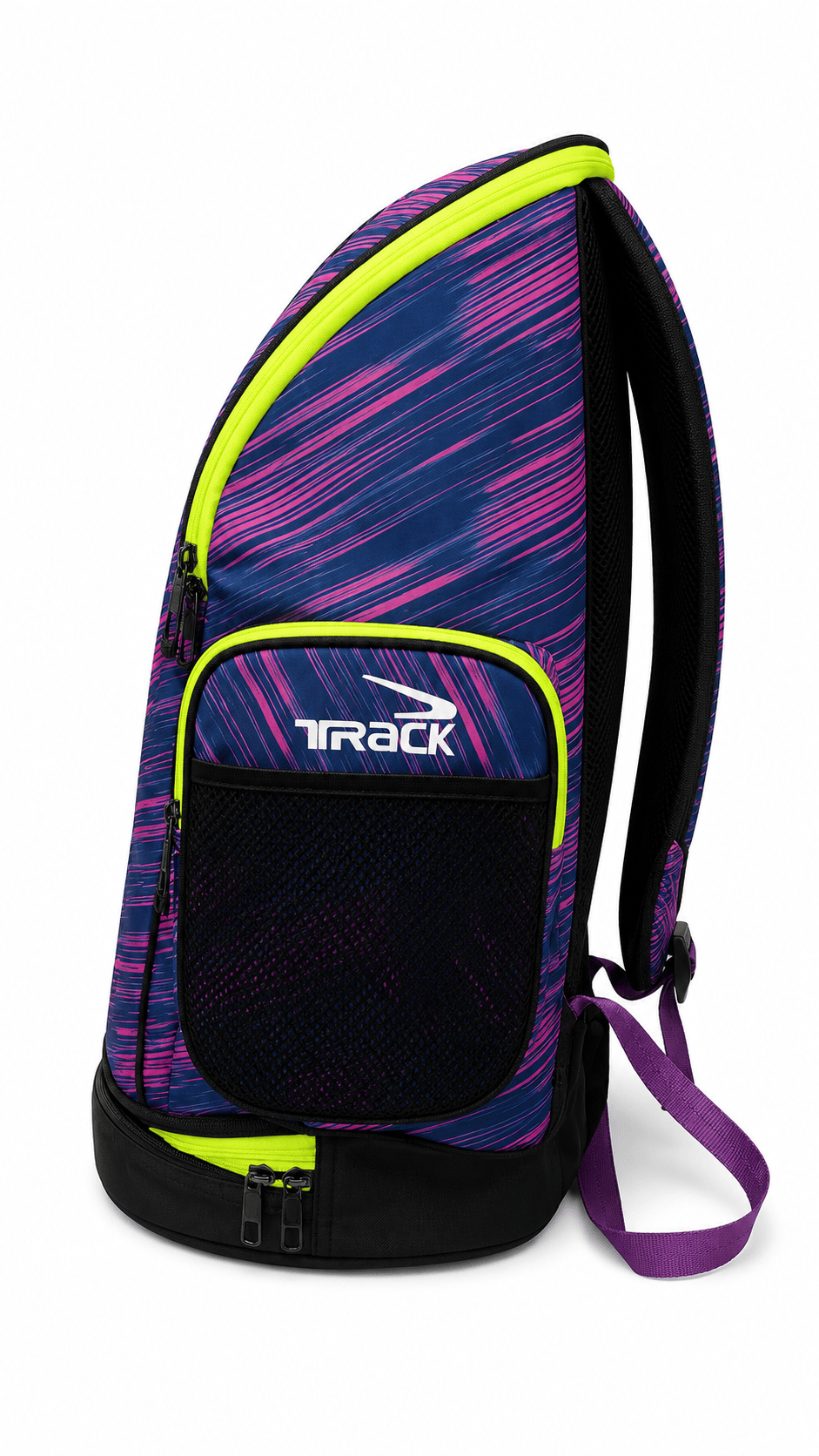 Track Swimming Backpack with Wet Compartment – Purple Streak – photo 2