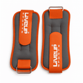 LiveUp ankle and wrist weights in gray and orange