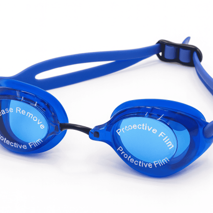Spirit swimming goggles in black and blue