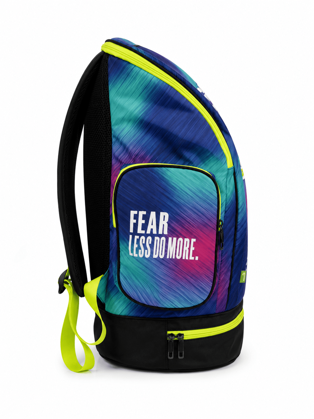 Track Swimming Backpack with Wet Compartment – Neon Print – photo 3