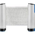 Automatic ping pong net holder