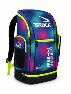 Track Swimming Backpack with Wet Compartment – Neon Print