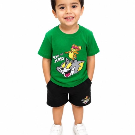 Boys Summer Tracksuit Set in multiple colors
