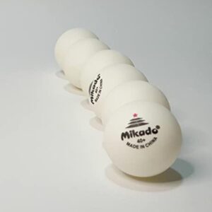 Mikado 1-star white ping pong balls