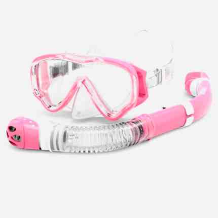 Snorkeling set with mask and snorkel