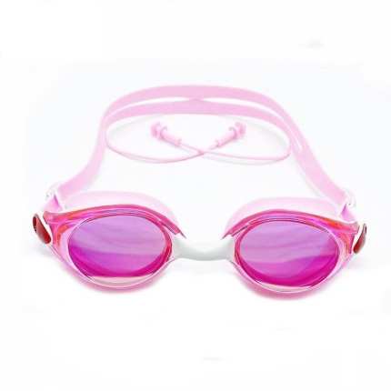 Silicone swimming goggles pink