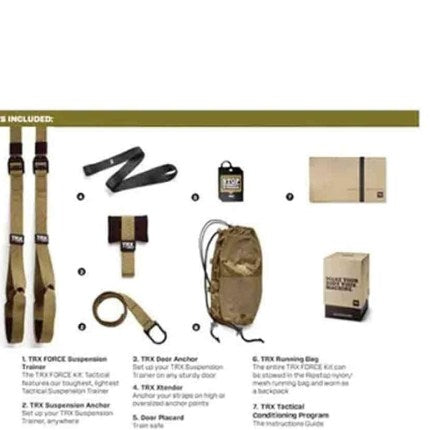 TRX force bands for resistance training