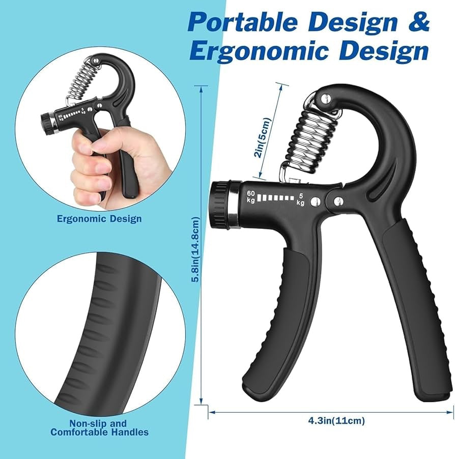 Adjustable Hand Grip Strengthener with Counter – 10–60 kg – photo 14