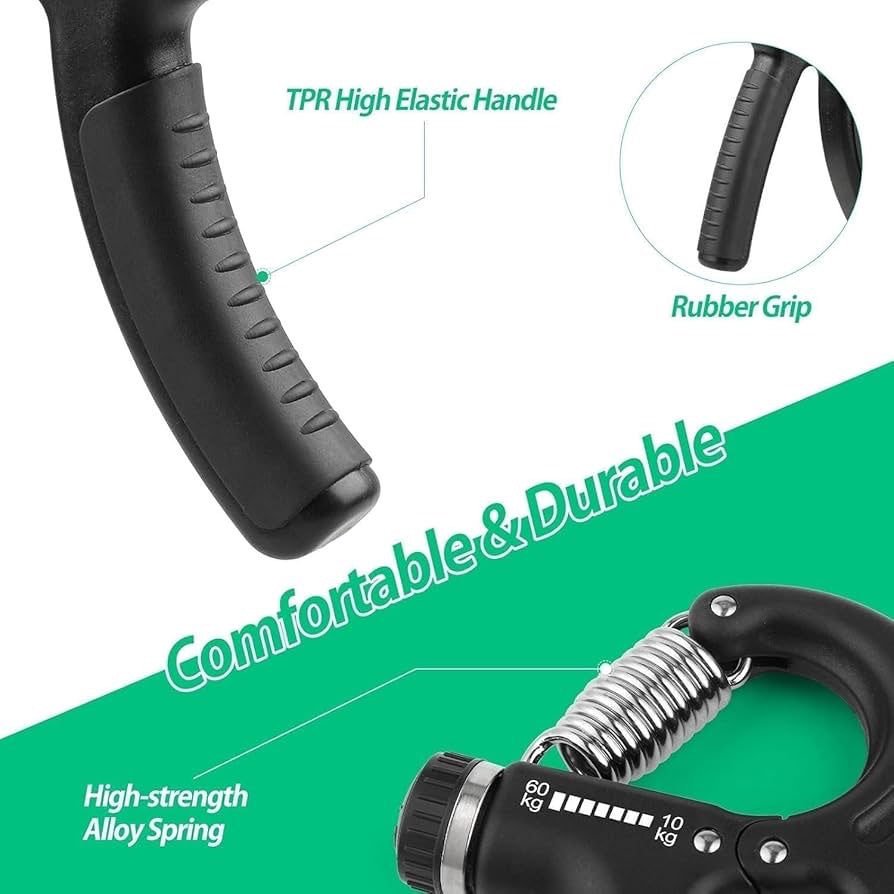 Adjustable Hand Grip Strengthener with Counter – 10–60 kg – photo 15