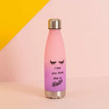 MY BOTTLE sport water bottle in blue and pink