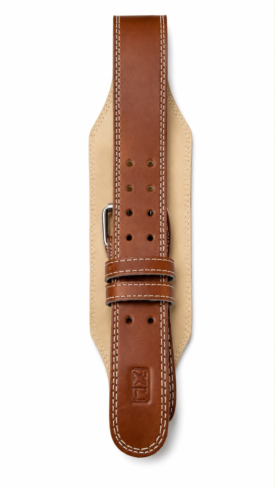 Embossed Leather Weightlifting Belt – photo 2