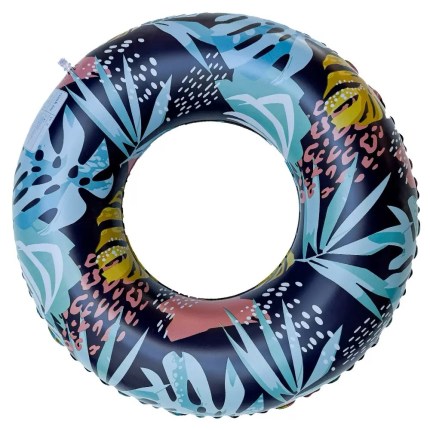 Tropical Print Swim Ring