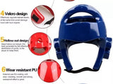 Headguard in Red and Blue - 4