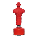 Boxing Dummy Full Body Punching Man Boxing Stand, Silastic Punching Bag in Red and Blue