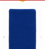 Sports Wrist Sweatband - Blue
