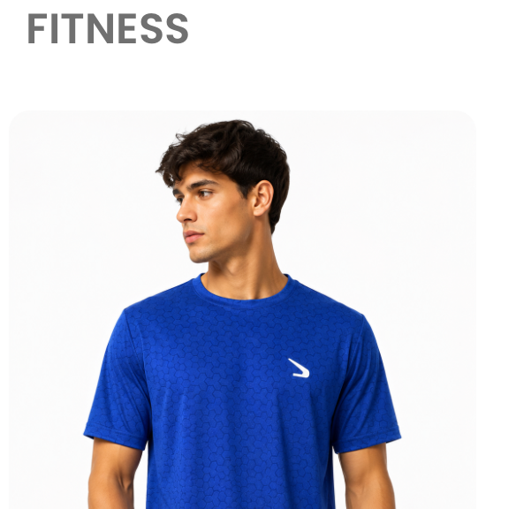 Men's Performance Sports T-Shirt - Blue