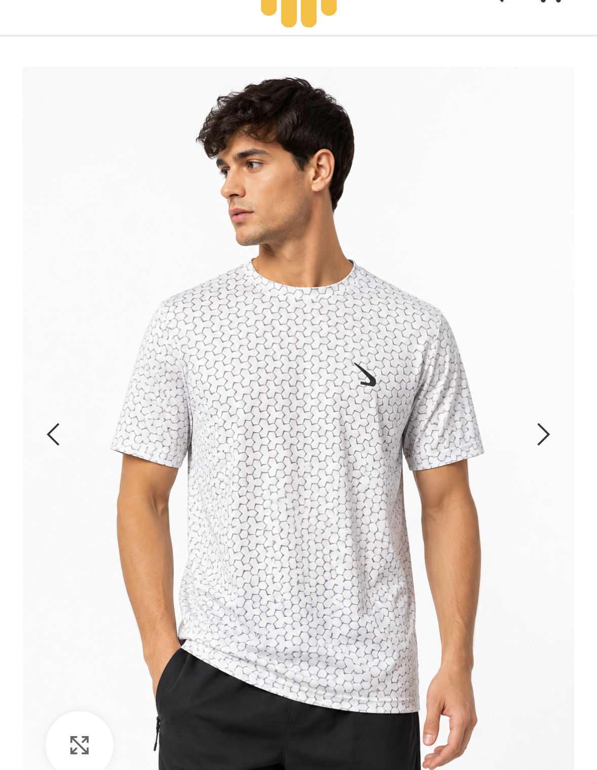 Men's Performance Sports T-Shirt - Off White